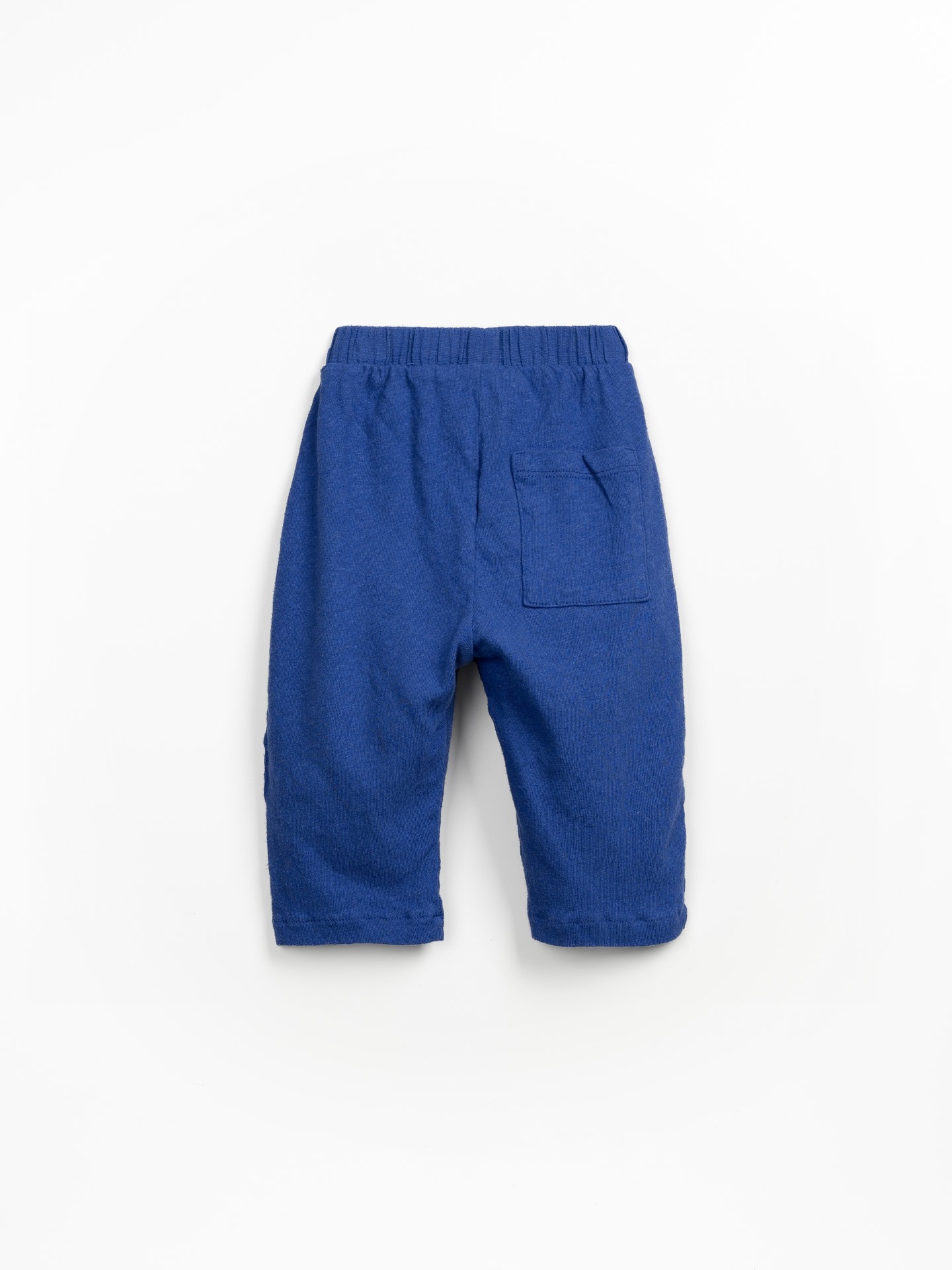 Pantalón con mezcla de punto y tela