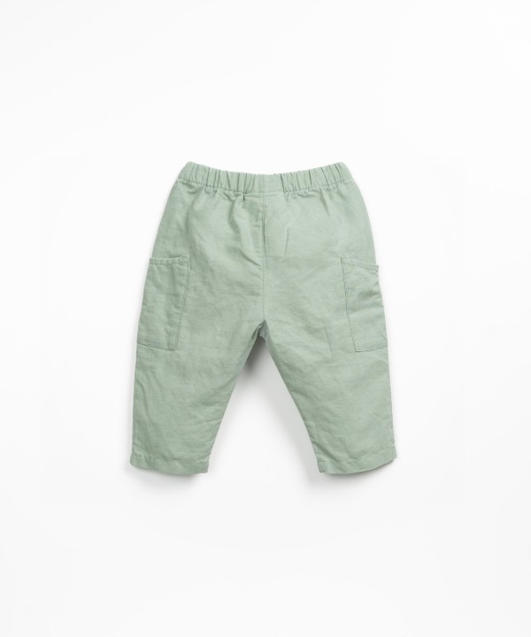 Cal�a de tecido com fibras naturais