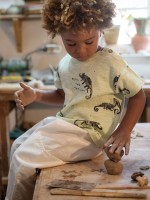 Pantal�n de tela con fibras naturales