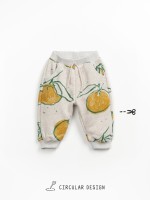 Pantaloni in maglia con stampa e tasche Pantaloni in maglia con stampa e tasche