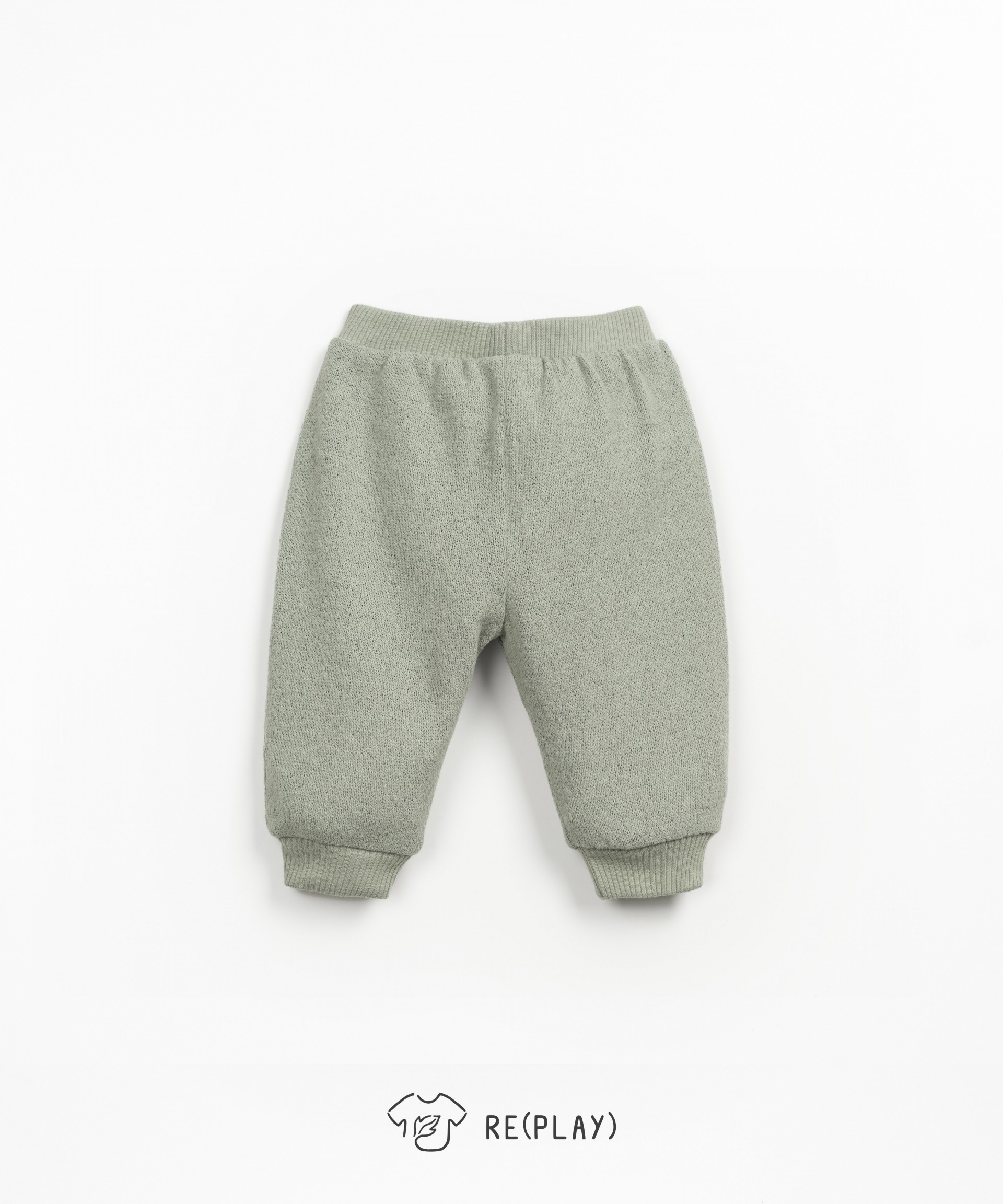 Leggings com boto de coco decorativo