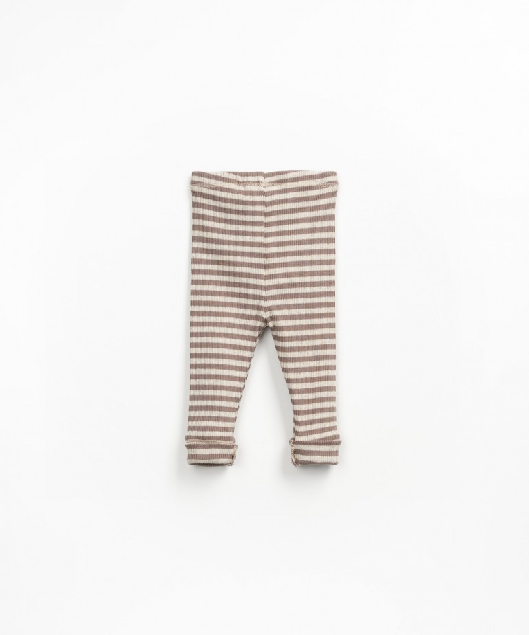 Leggings in miscela di fibre naturali e canapa