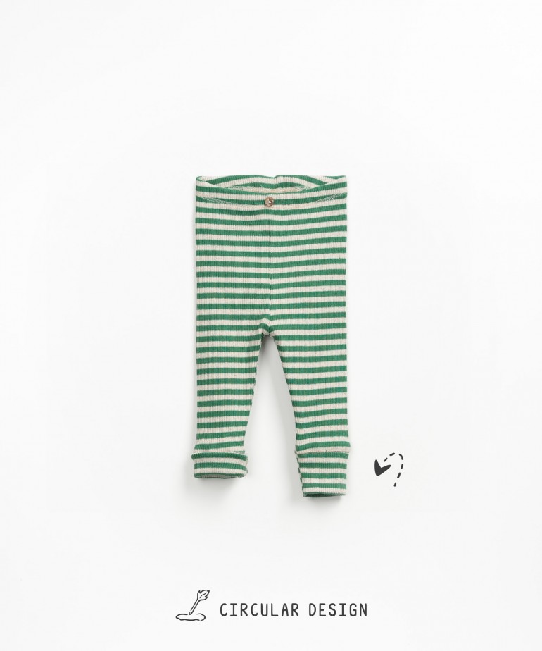 Leggings com mistura de fibras naturais e cnhamo 