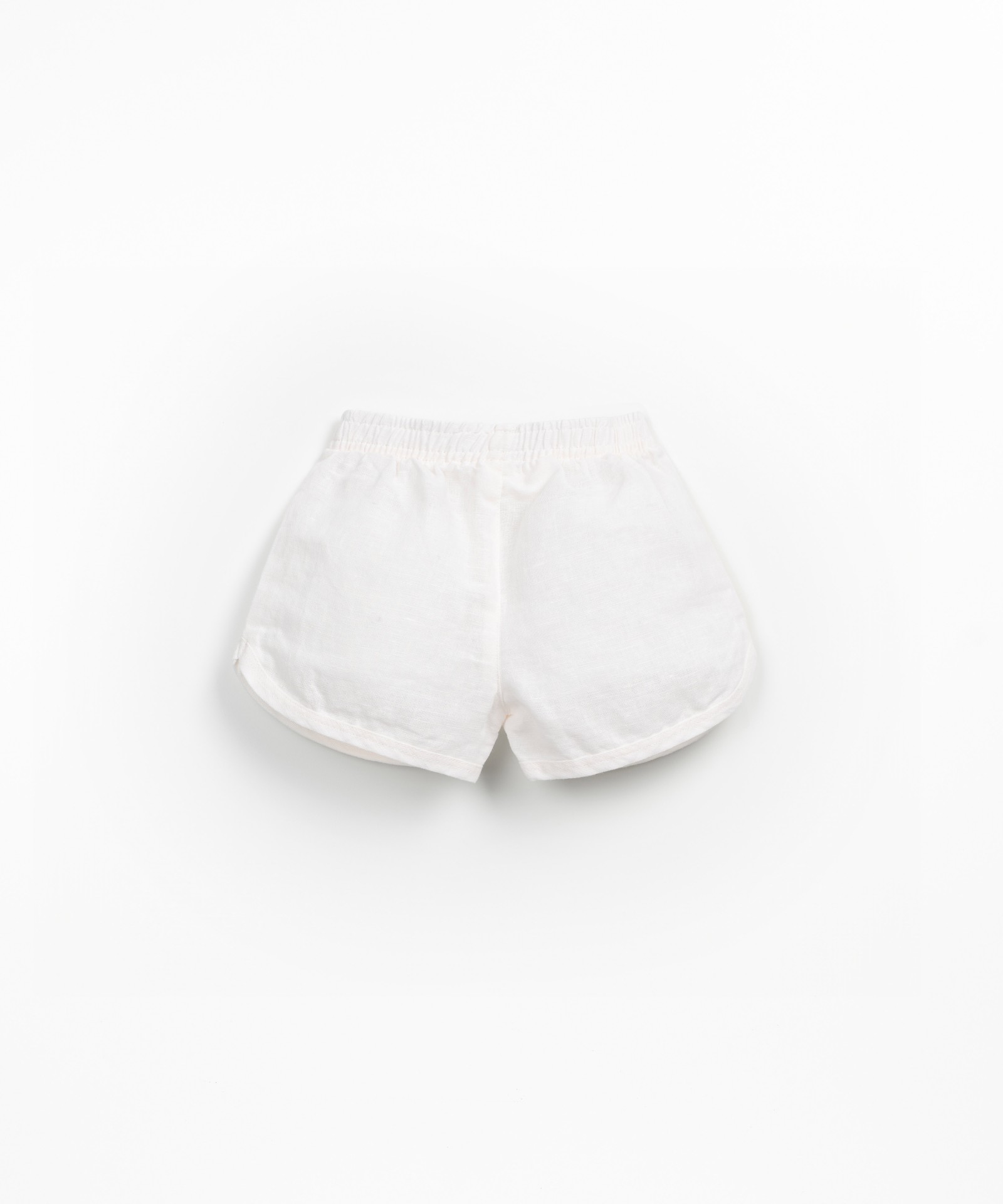 Pantaloncini in misto lino e cotone biologico