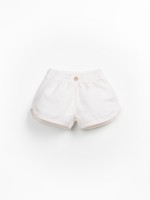 Shorts in a blend of linen and organic cotton