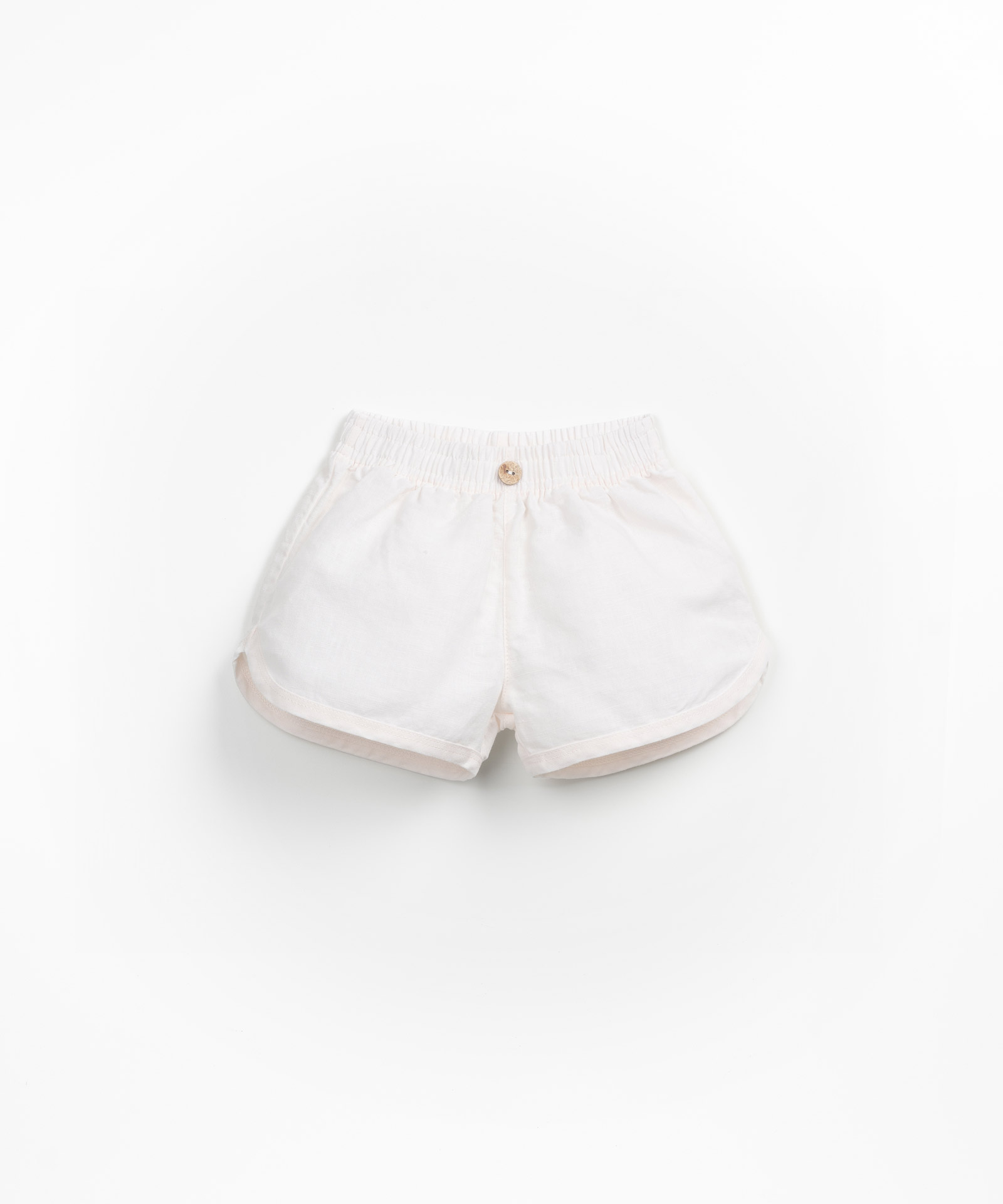 Pantaloncini in misto lino e cotone biologico