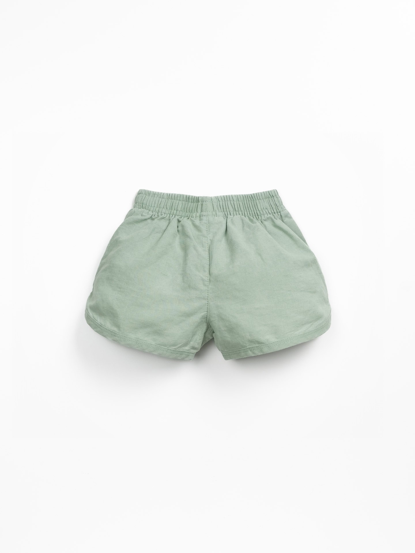 Short en mélange de lin et de coton biologique