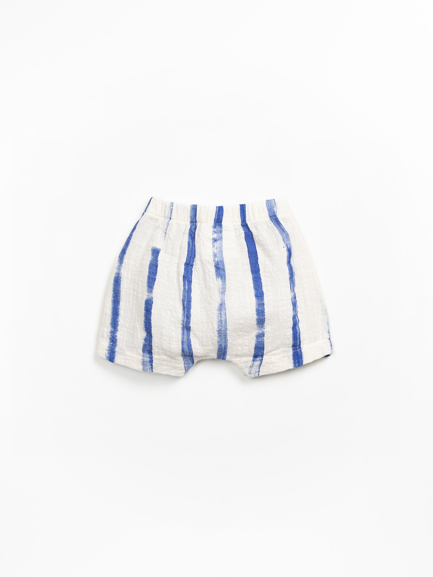 Short en tissu imprimé à rayures