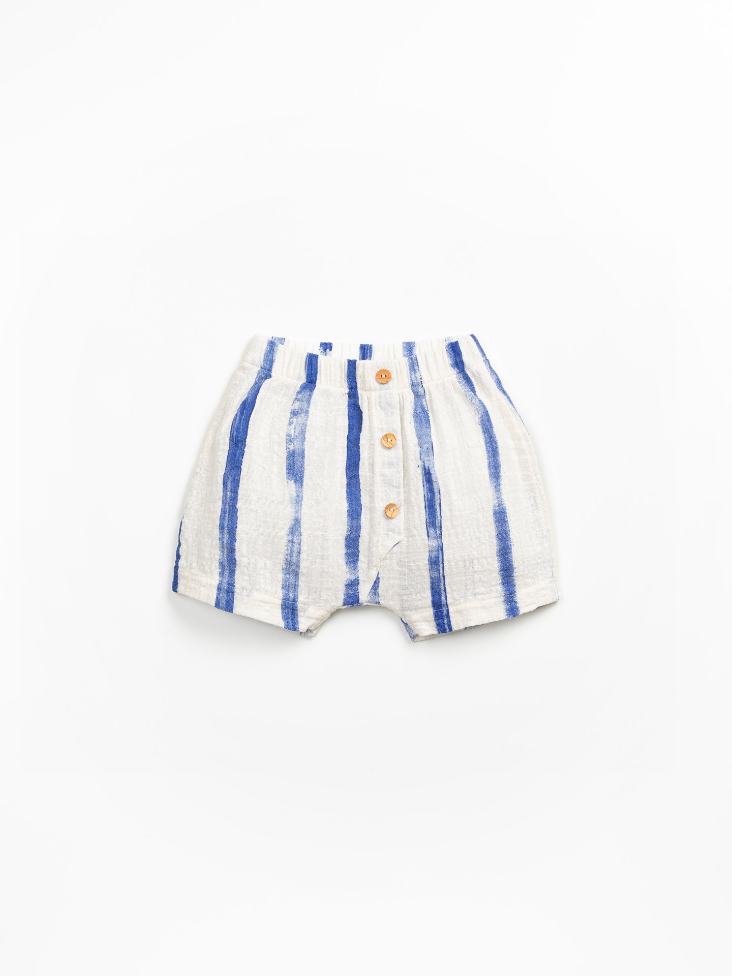 Short en tissu imprimé à rayures