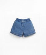 Denim shorts in organic cotton