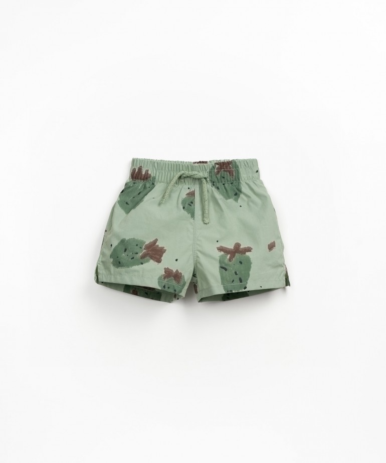 Short de bain avec imprim fraises