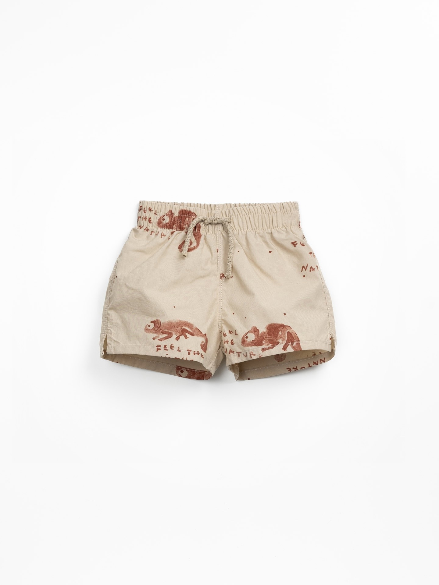 Short de bain avec imprimé caméléons