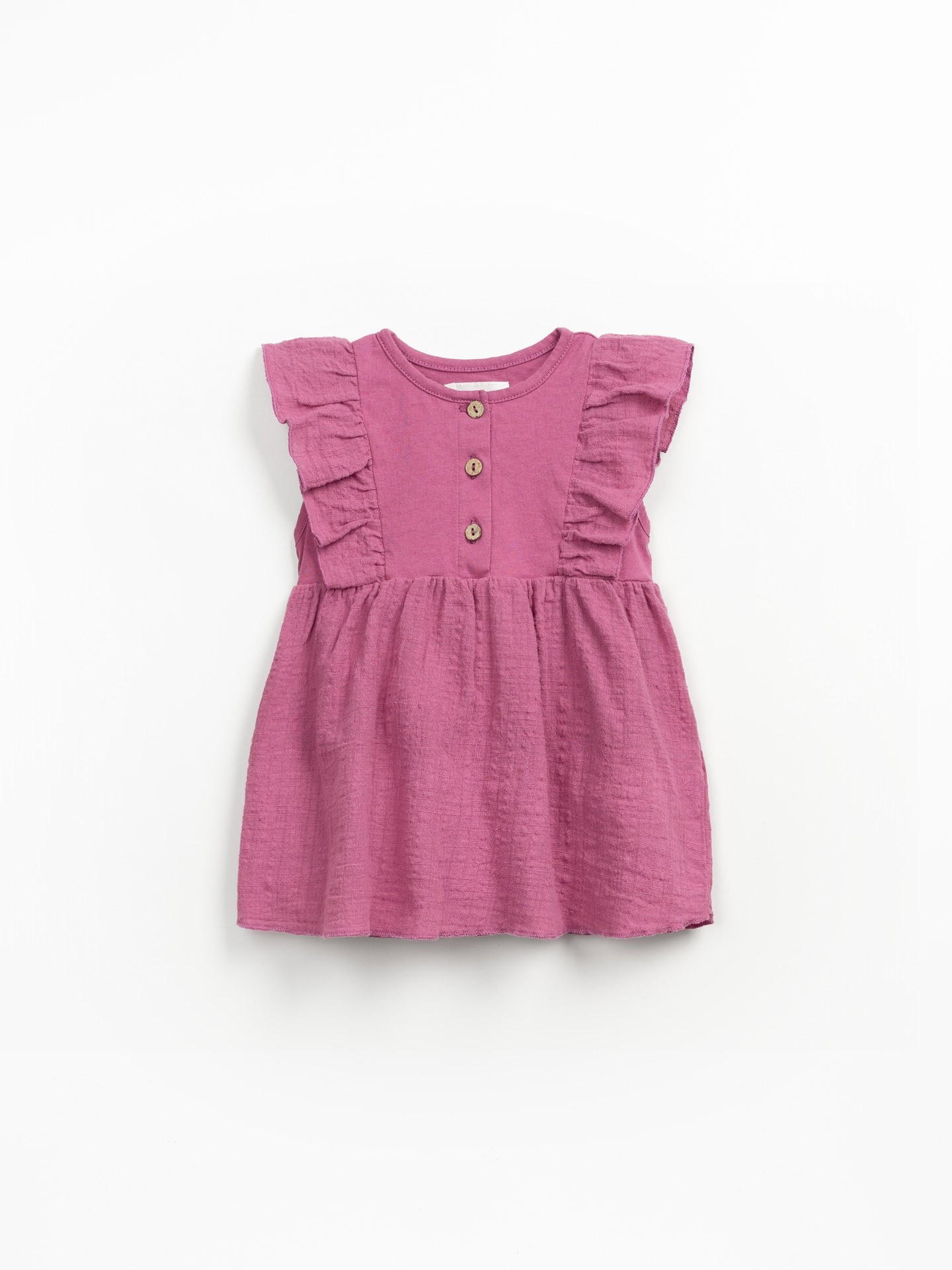 Vestido de mezcla de punto y tejido