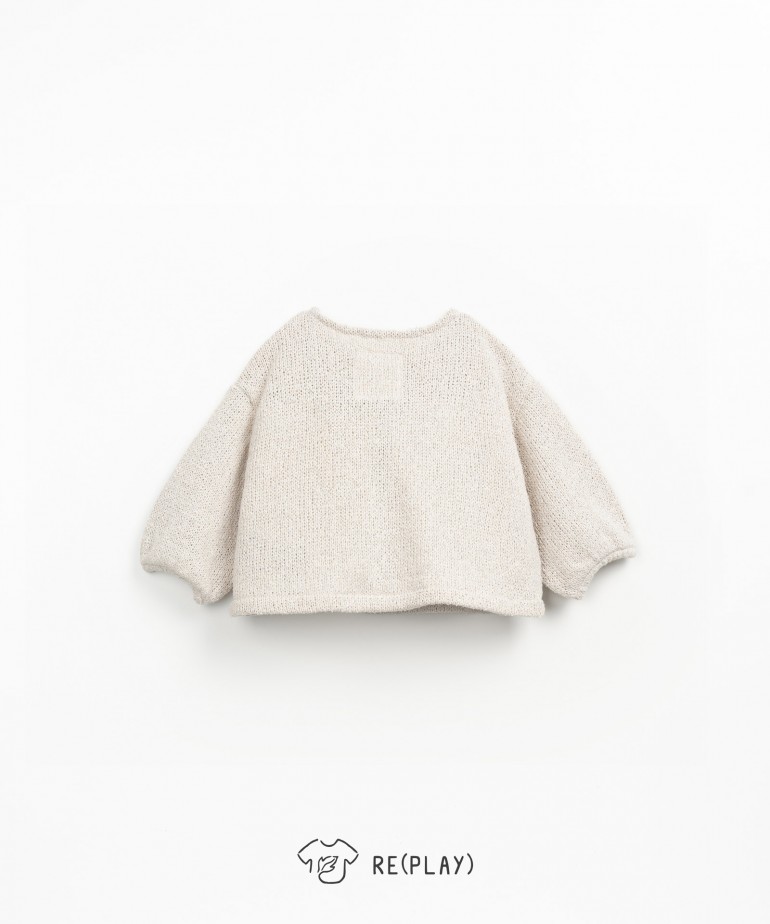 Giacca in maglia con filo Re(Play)