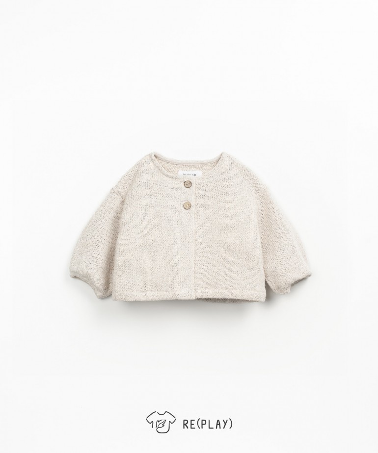 Veste en maille avec fil Re(Play)