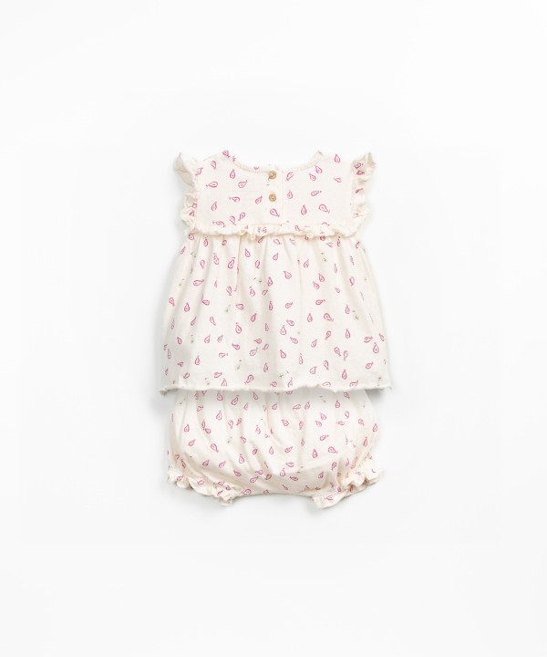 Pyjama imprim� avec des poires