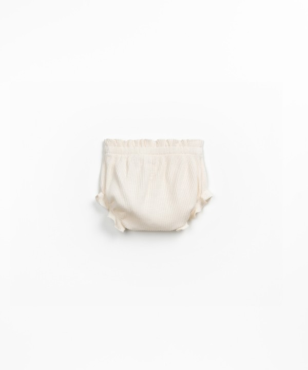 Ribbed organic cotton briefs