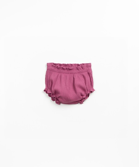 Cueca com nervuras em algod�o org�nico