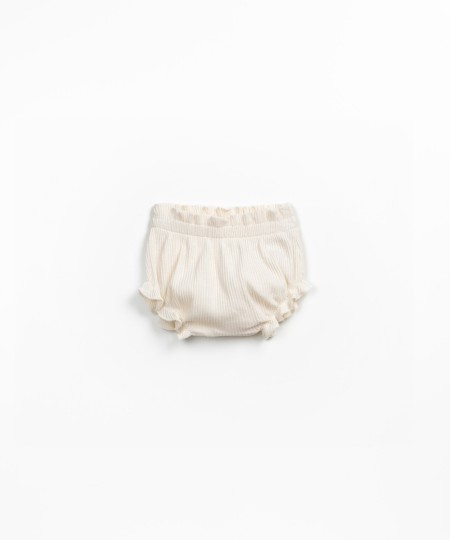 Ribbed organic cotton briefs