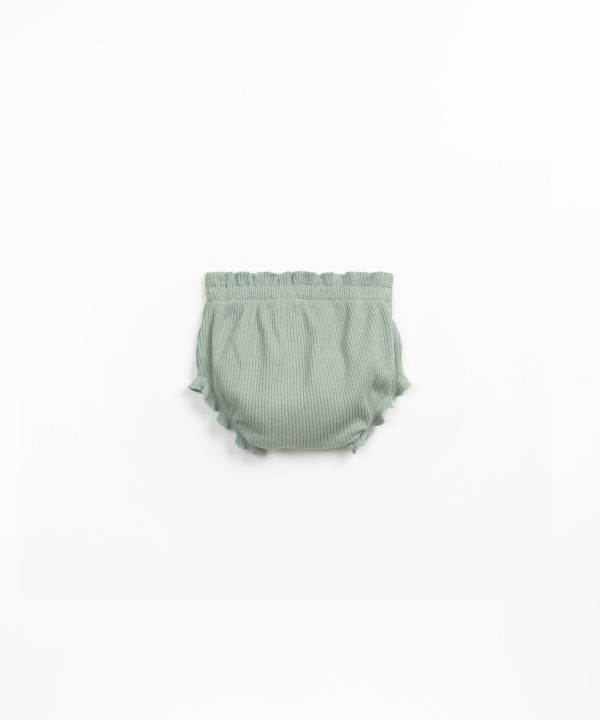 Ribbed organic cotton briefs
