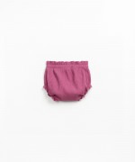 Organic cotton briefs with ruffle
