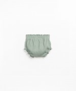 Organic cotton briefs with frill