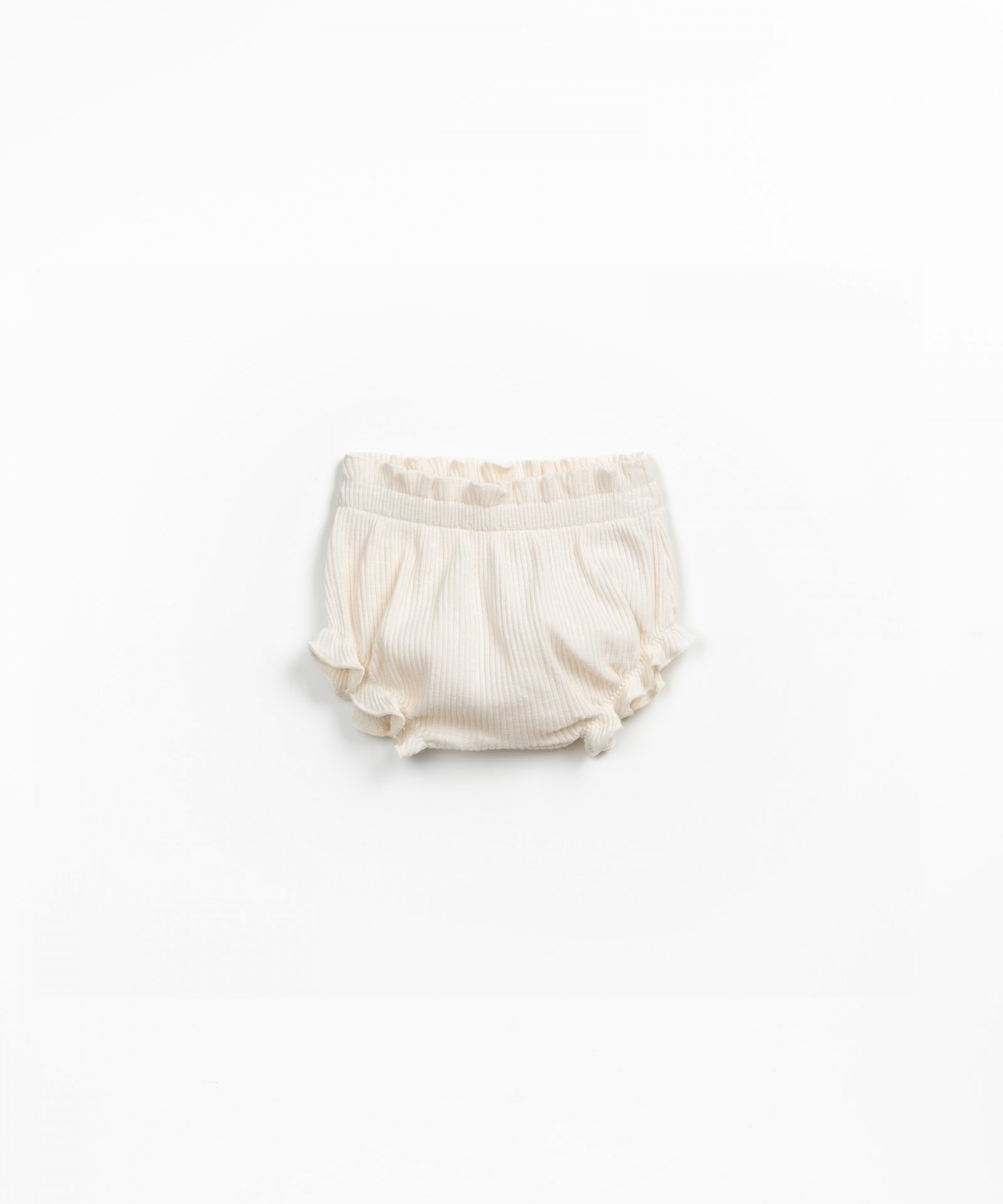 Organic cotton briefs with ruffle
