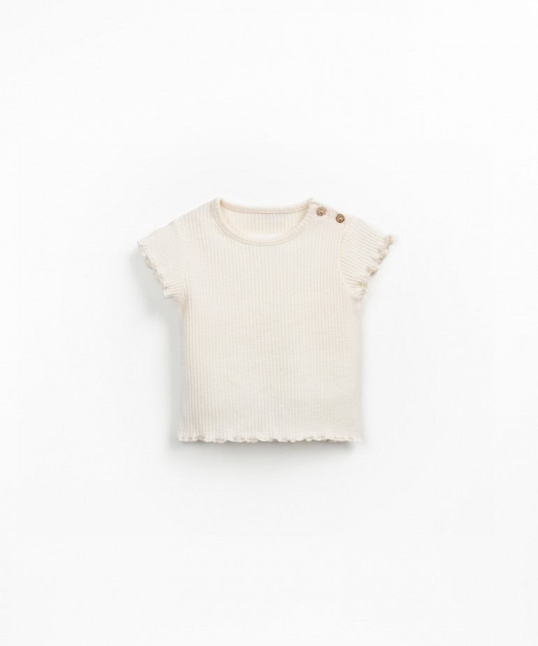 T-shirt en maille ctele de coton biologique