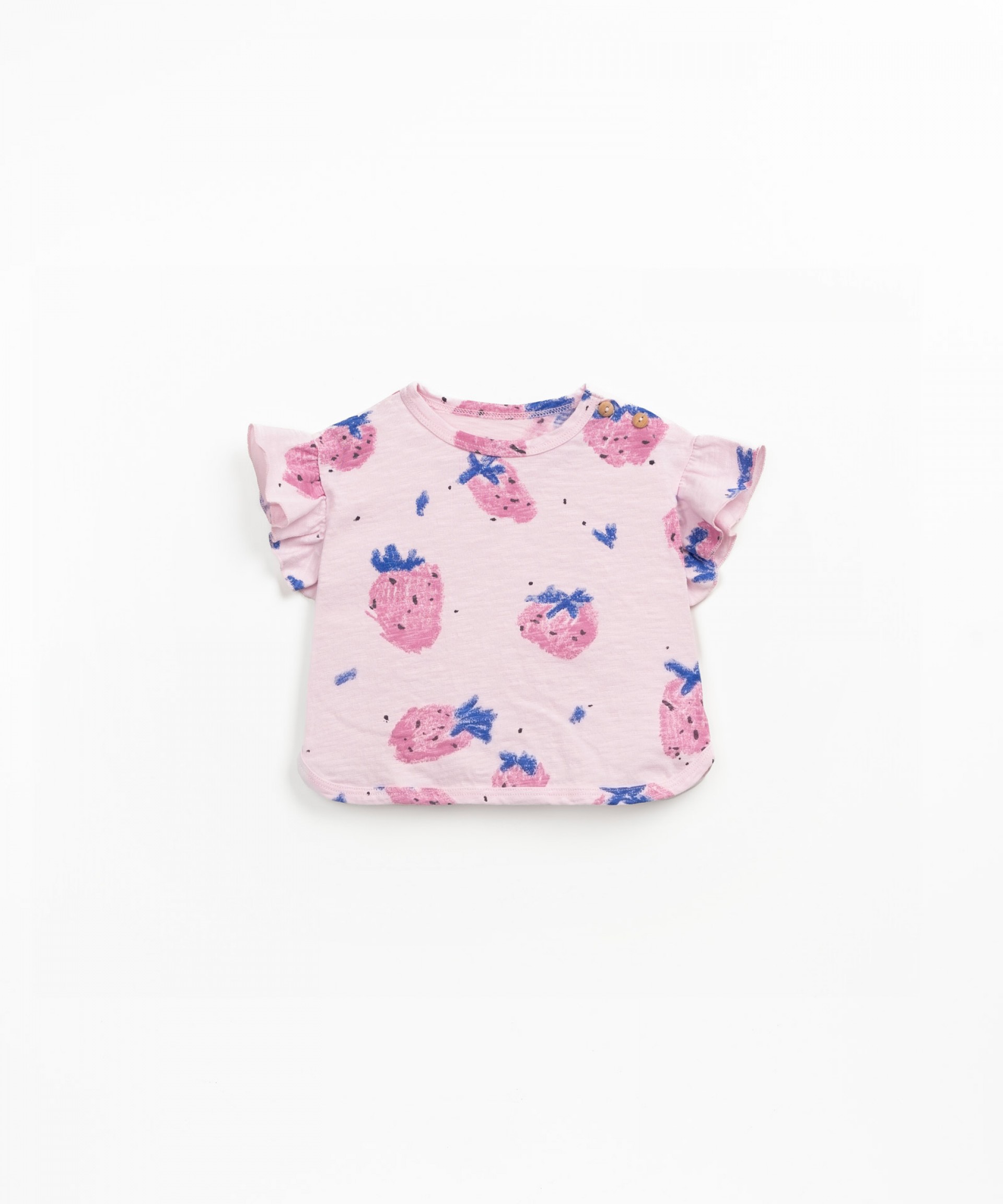 T-shirt with print in organic cotton
