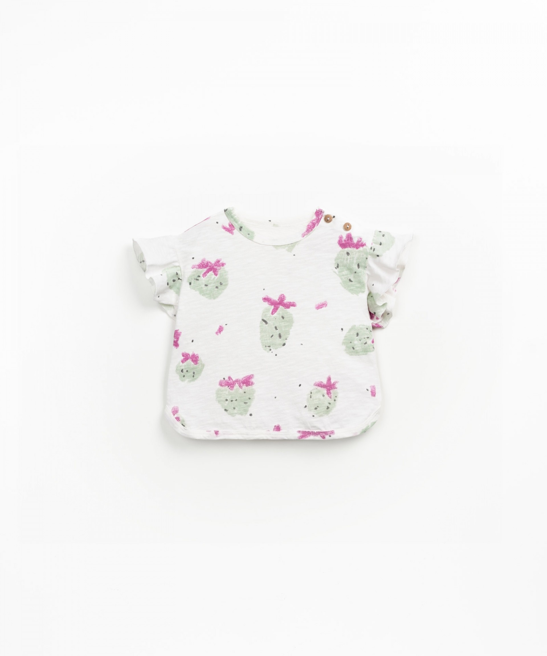 T-shirt with print in organic cotton