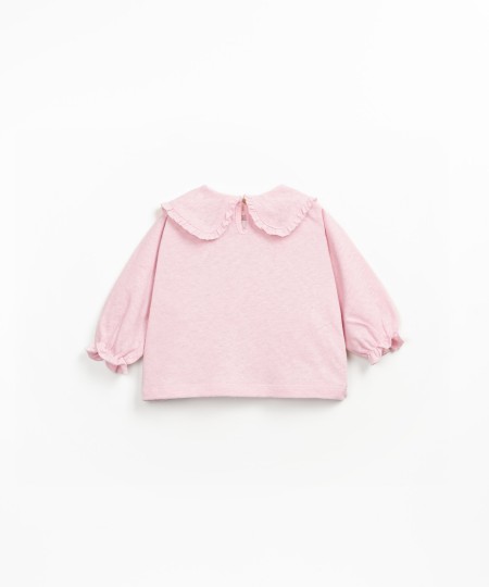 T-shirt con colletto