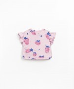 T-shirt with print in organic cotton