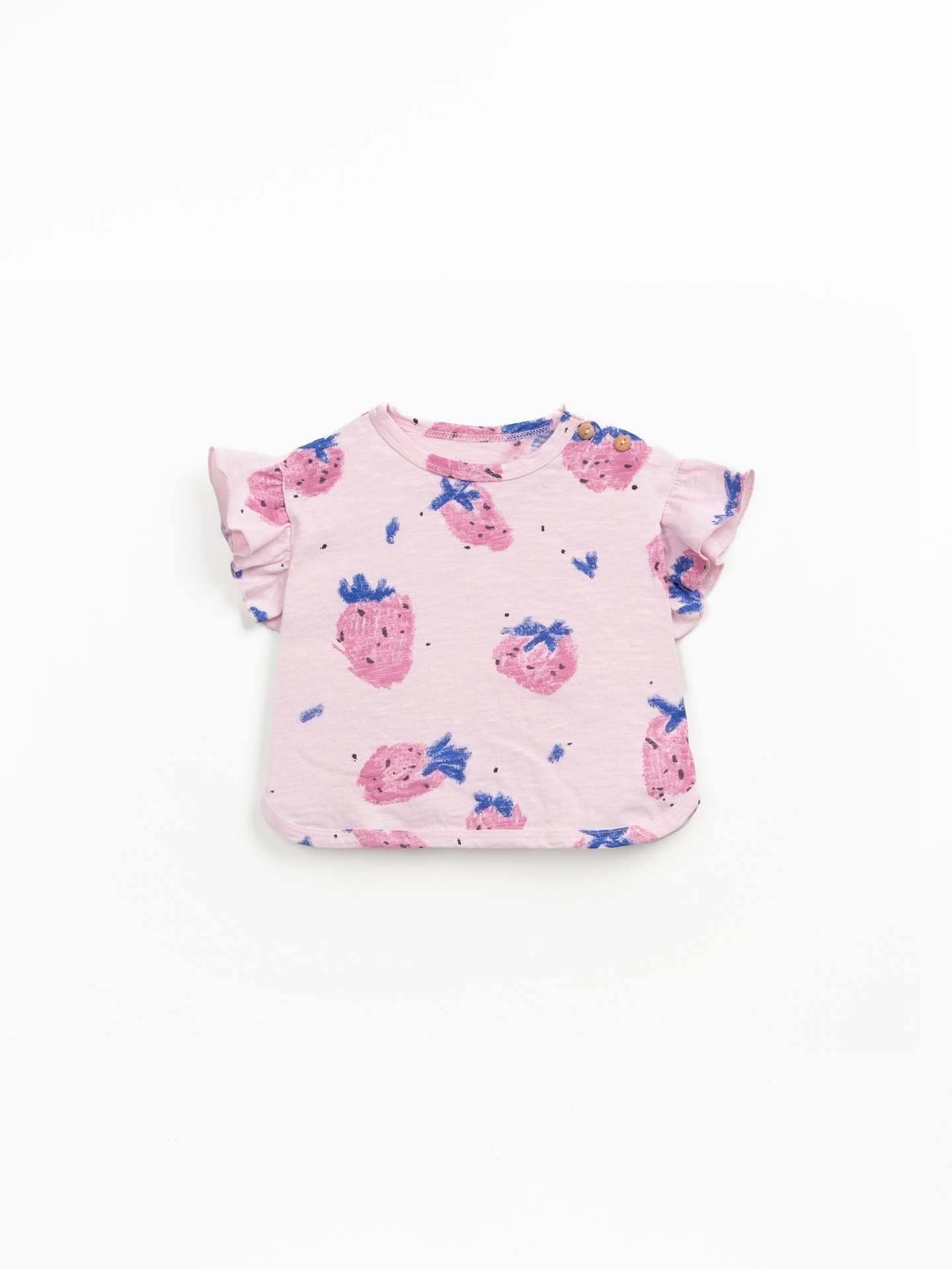 T-shirt à manches courtes avec imprimé de fraises