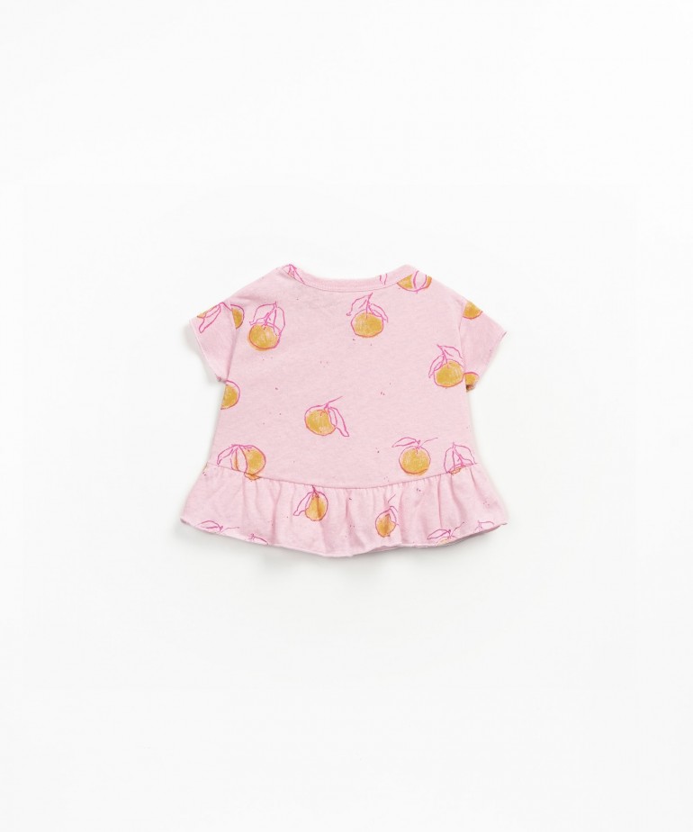 T-shirt con stampa di arance