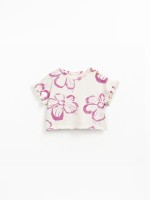 Camiseta con estampado de flores