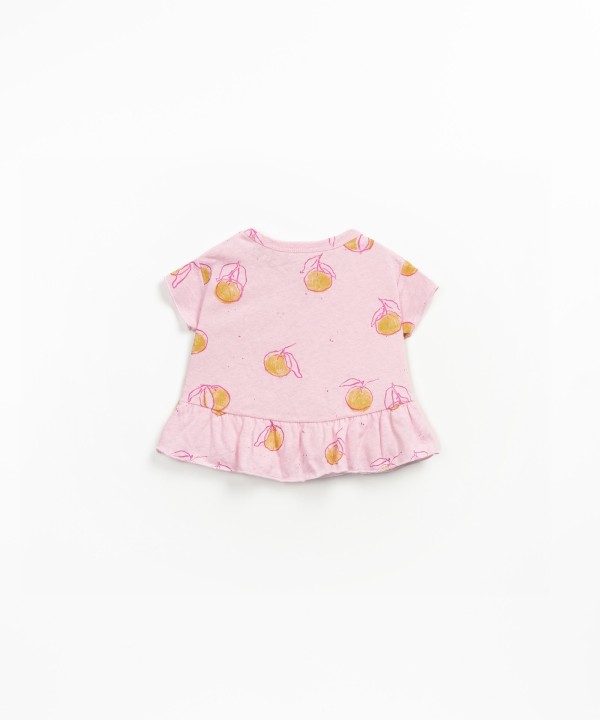 T-shirt con stampa di arance