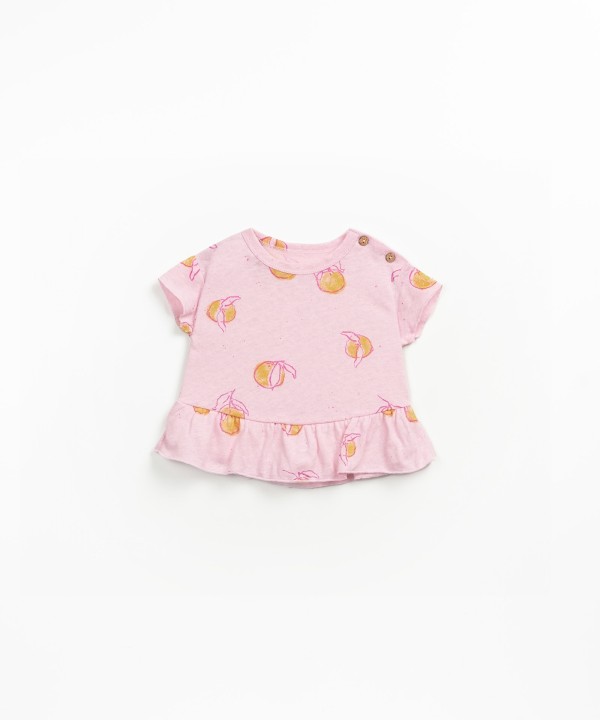 T-shirt avec imprim� d'oranges