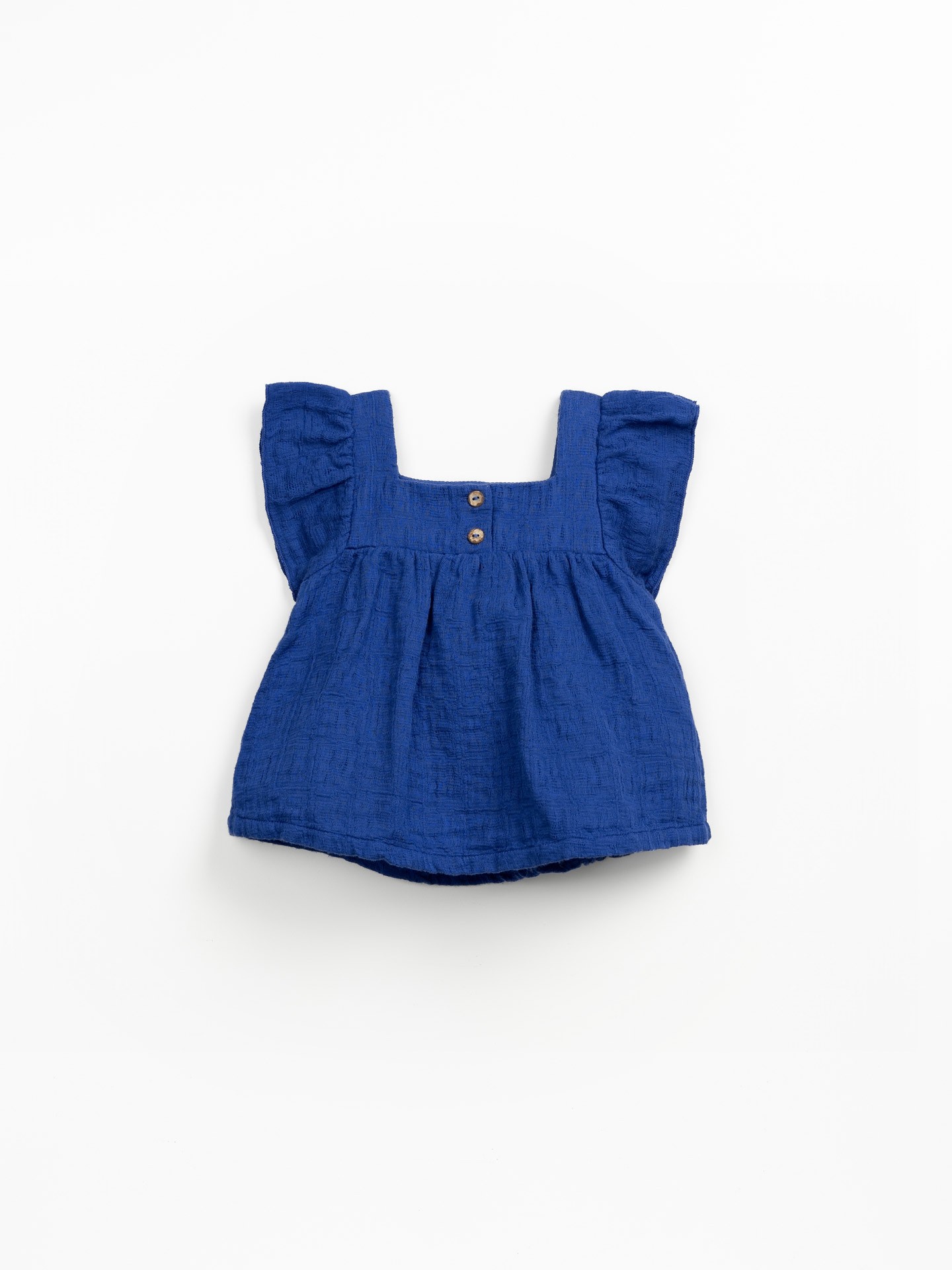 Tunique en tissu mélange de coton et lin