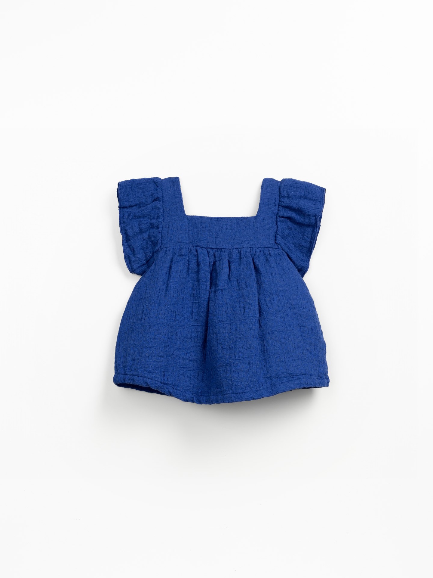 Tunique en tissu mélange de coton et lin