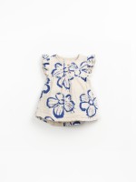 T�nica con estampado de flores