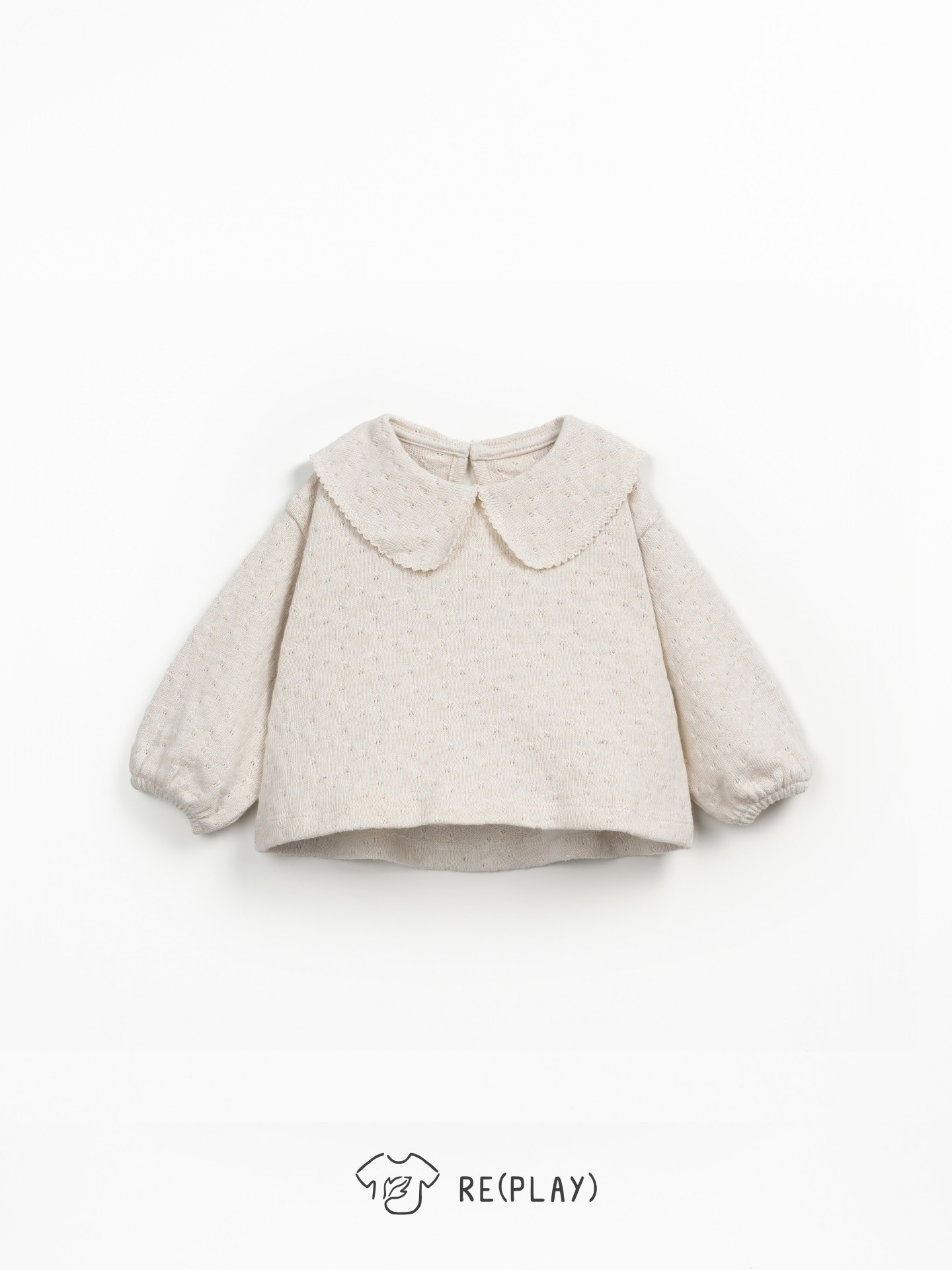 Sweat en maille avec col