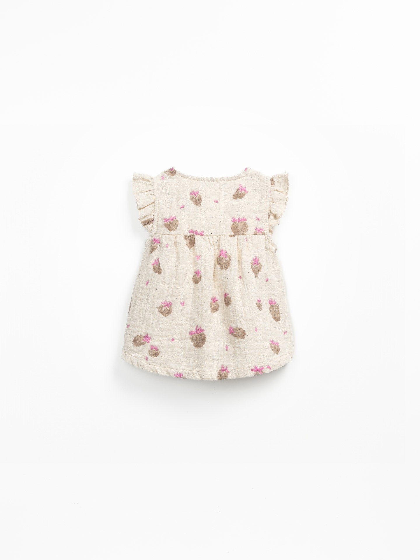 Túnica con estampado de fresas