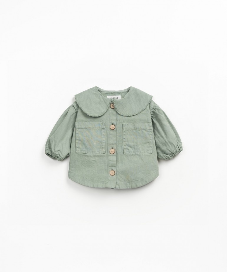 Giacca in twill di cotone