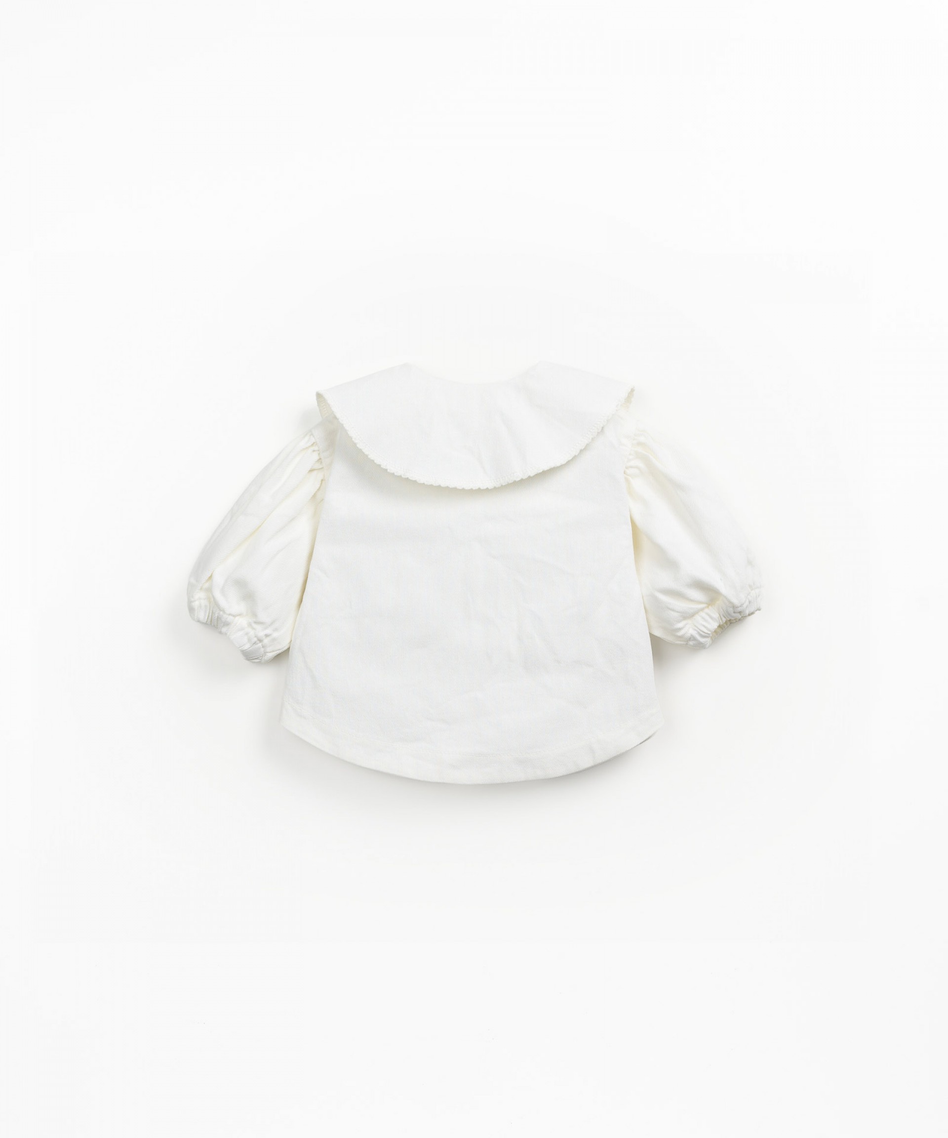 Twill jacket with collar