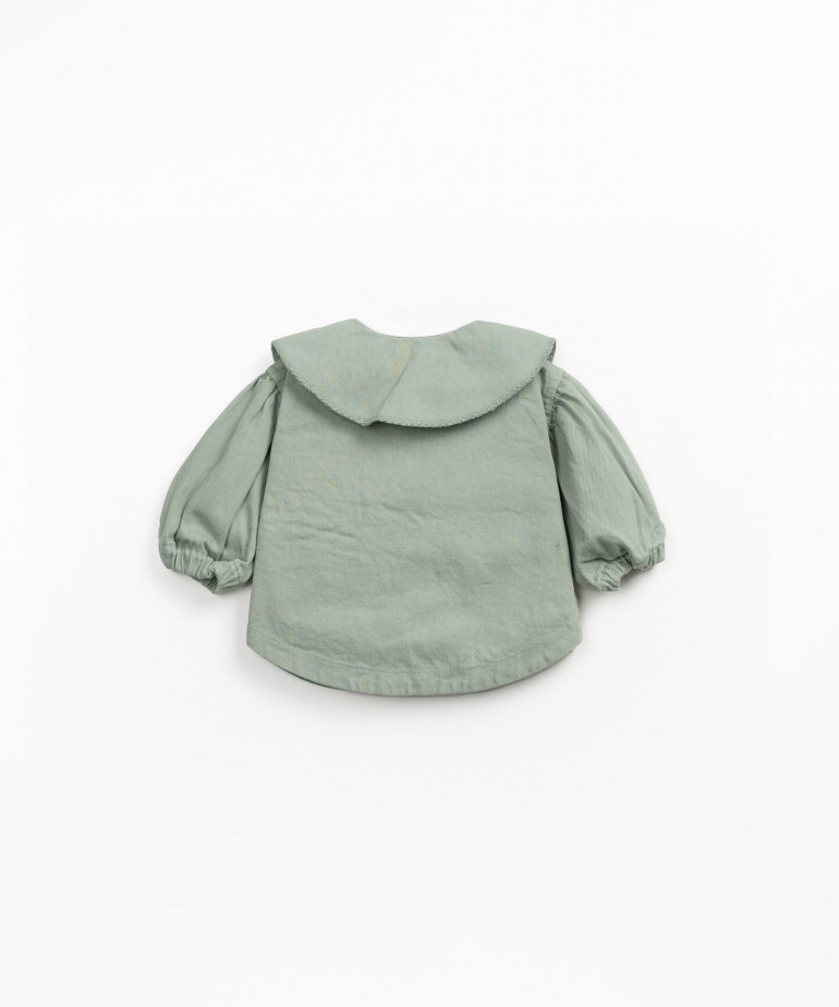 Giacca in twill di cotone