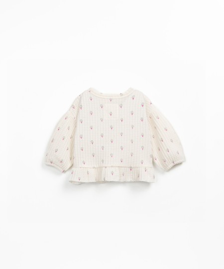 Giacca in maglia testurizzata con motivo