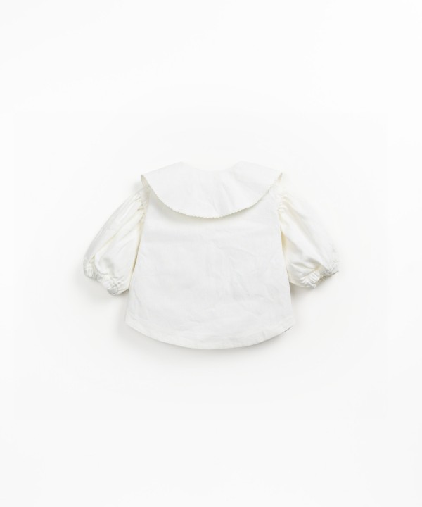 Veste en serg� de coton