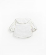 Twill jacket with collar