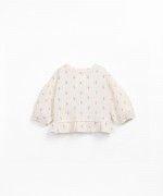 Chaqueta de punto con mezcla de fibras recicladas