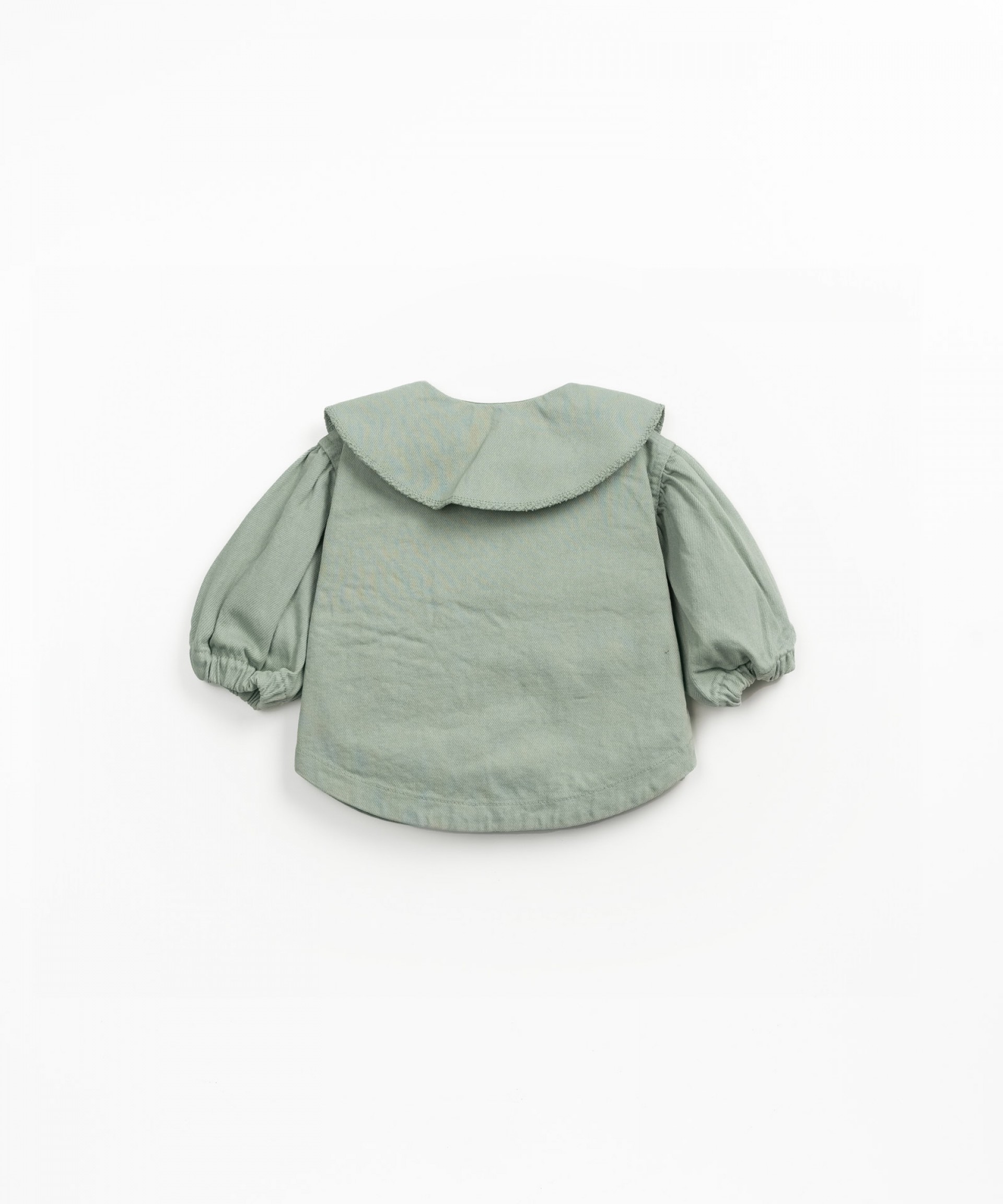 Twill jacket with collar